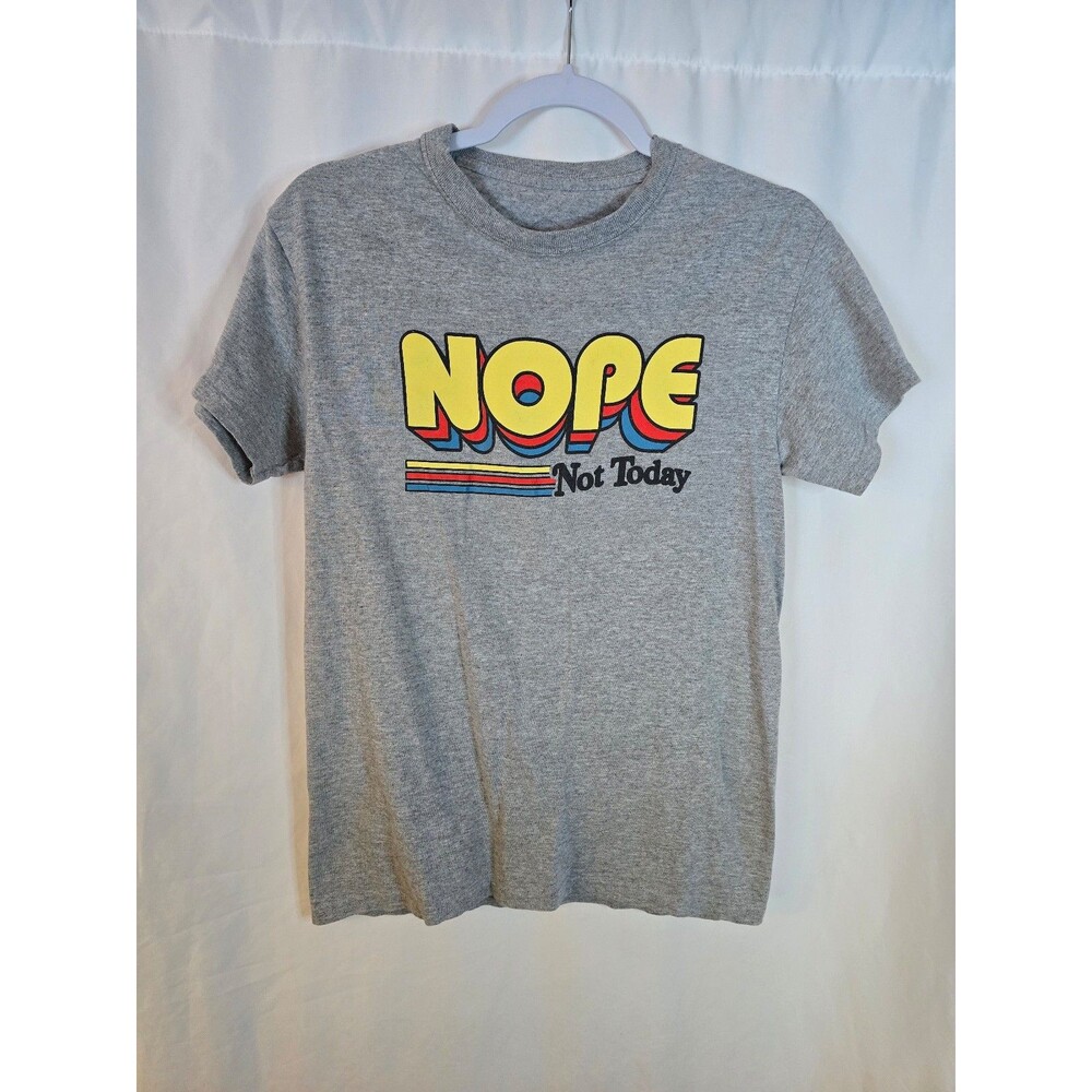 DOM Graphic T-Shirt Gray NOPE Not Today